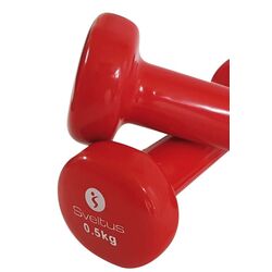 Gantere Sveltus 1180 2x0.5 kg (Red) Thumb