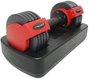 Гантель регулируемая Techfit TC221101A 11.5kg (Black/Red)