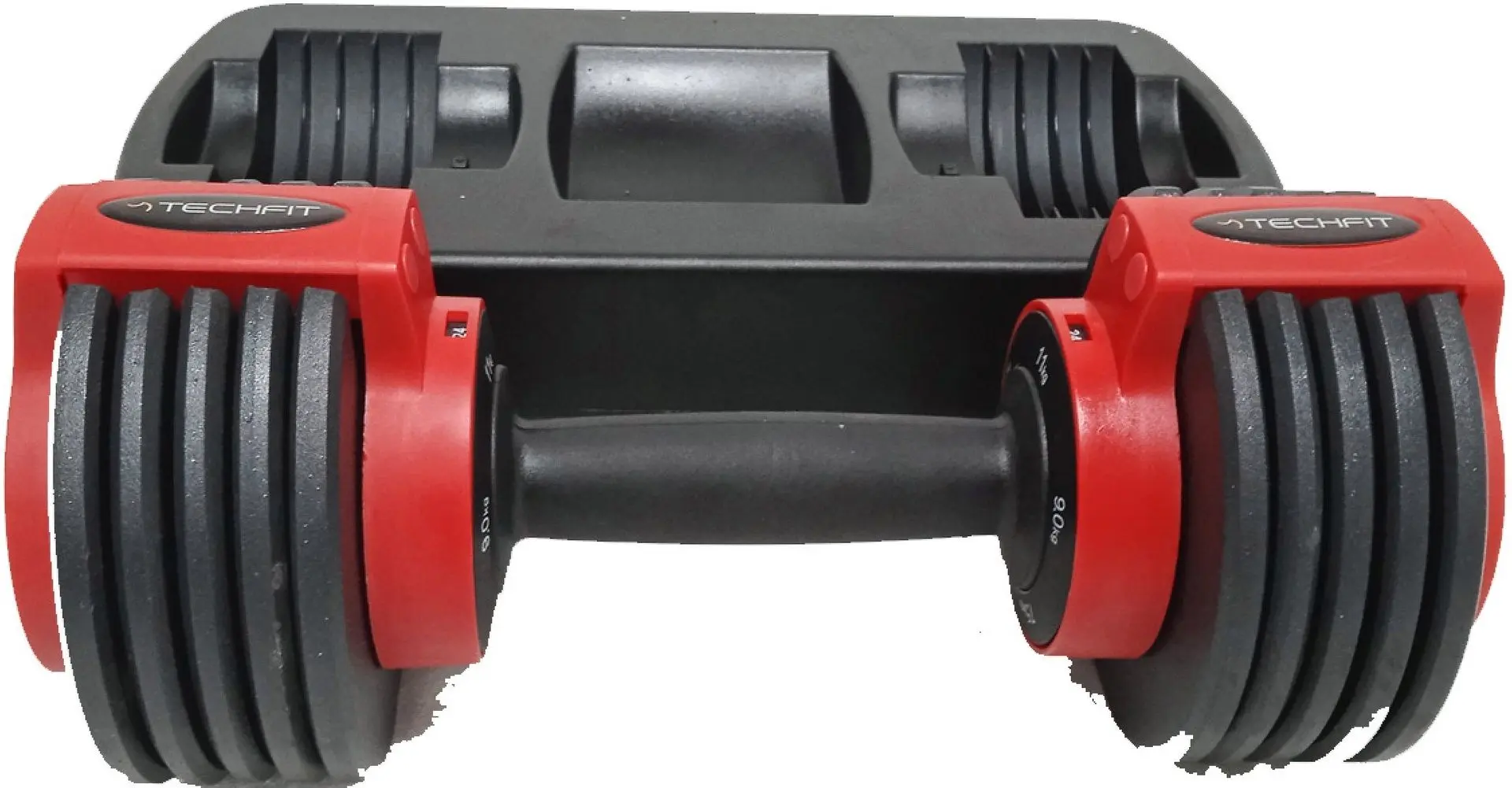 Гантель регулируемая Techfit TC221101A 11.5kg (Black/Red)