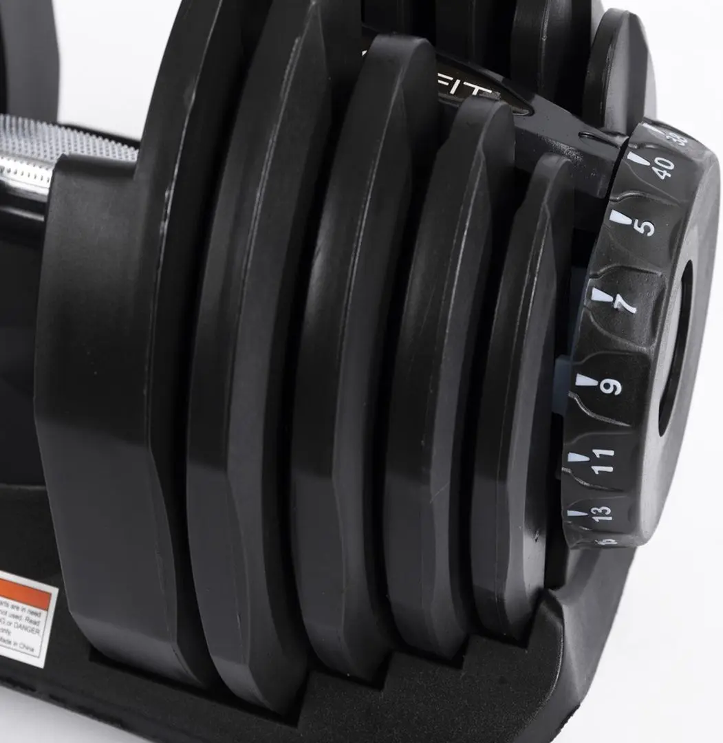 Gantera reglabila Techfit TD001AD40 5-40kg (Black) - 3