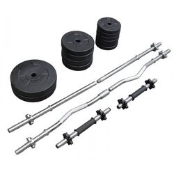 Set greutati cu haltera The Way OW1305 36kg (Black/Crome) Thumb