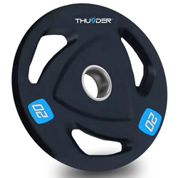 Диск олимпийский Thunder Olympic Plate 20kg (Black)