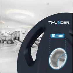 Disc olimpic Thunder Olympic Plate 5kg (Black) Thumb