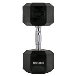 Гантели Thunder Hexagonal Dumbbells 10kg (Black) Thumb