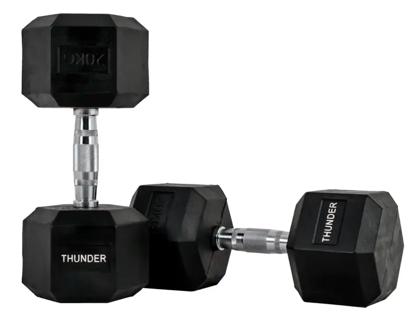 Гантели Thunder Hexagonal Dumbbells 10kg (Black)