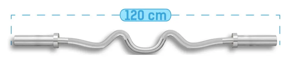 Bara olimpica Thunder HBG-O-120/50 (Silver)