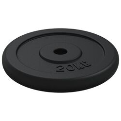 Диск олимпийский VidaXL 427714 2x20kg (Black) Thumb