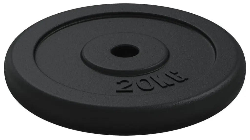 Диск олимпийский VidaXL 427714 2x20kg (Black) - 3