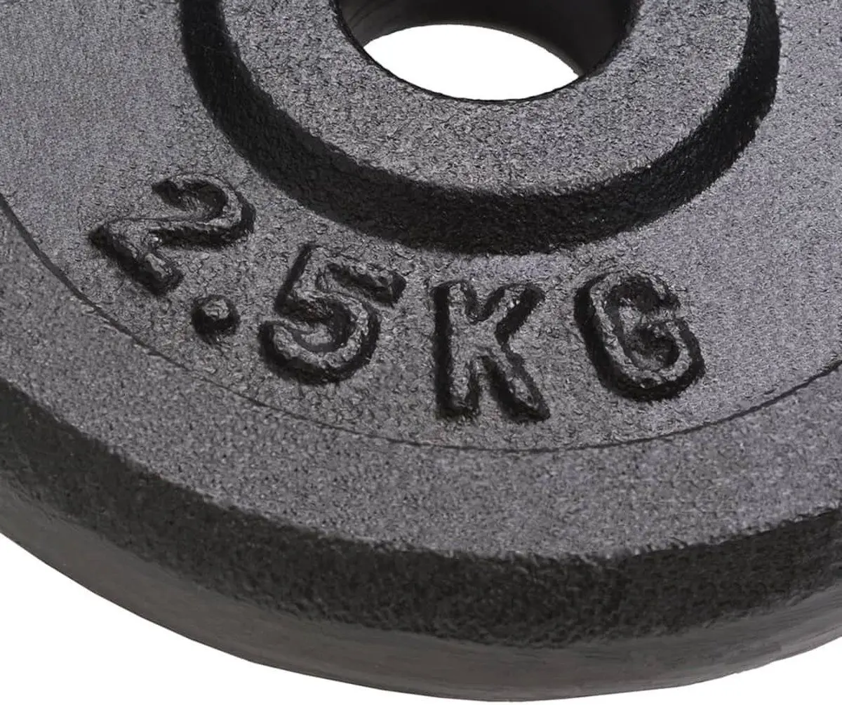 Диск олимпийский VidaXL 91391 20kg (Black) - 3