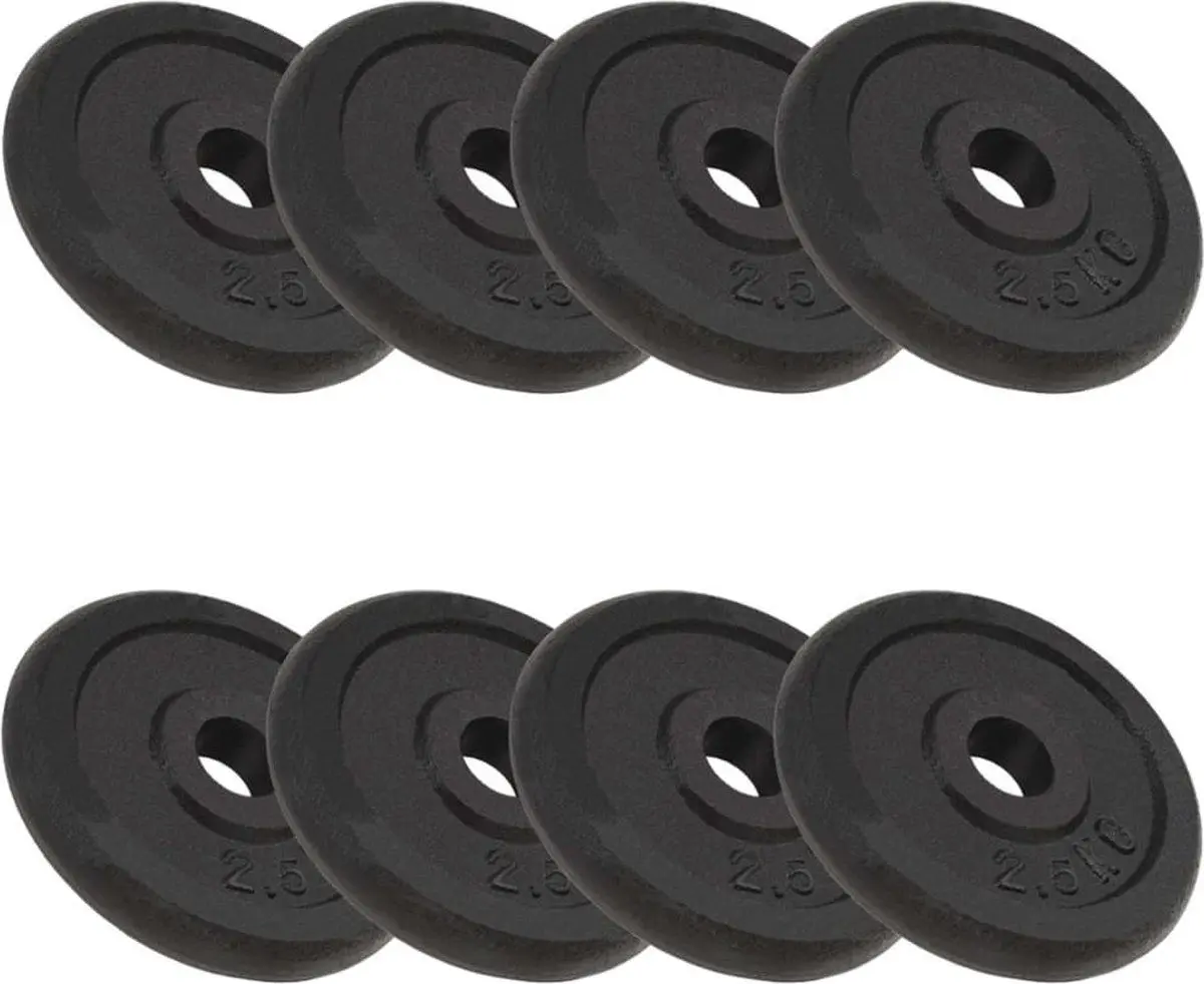 Диск олимпийский VidaXL 91391 20kg (Black)