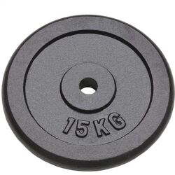 Диск олимпийский VidaXL 91396 30kg (Black) Thumb