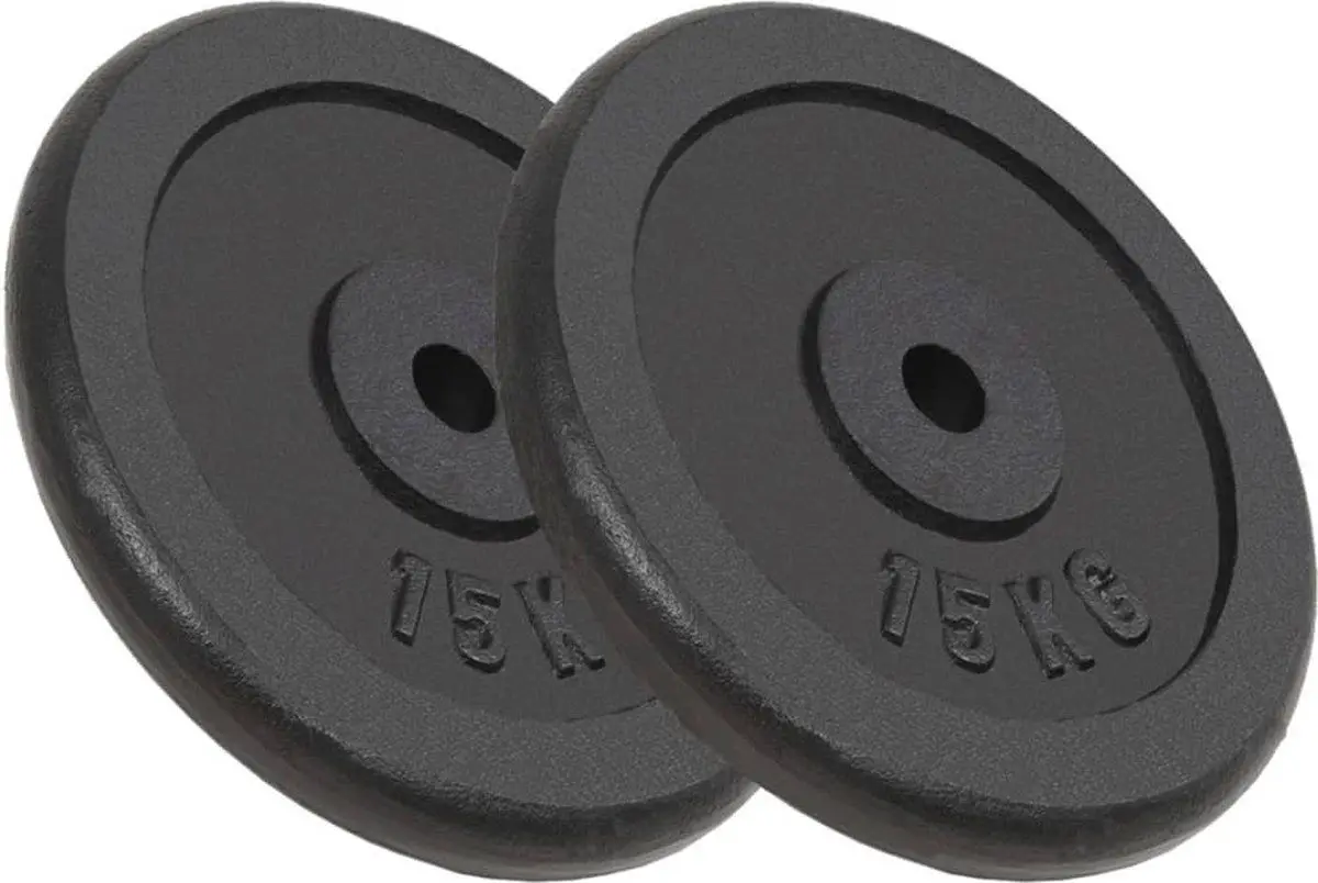 Диск олимпийский VidaXL 91396 30kg (Black)