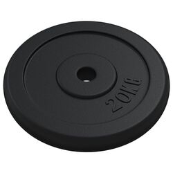 Диск олимпийский VidaXL 93643 20kg (Black) Thumb
