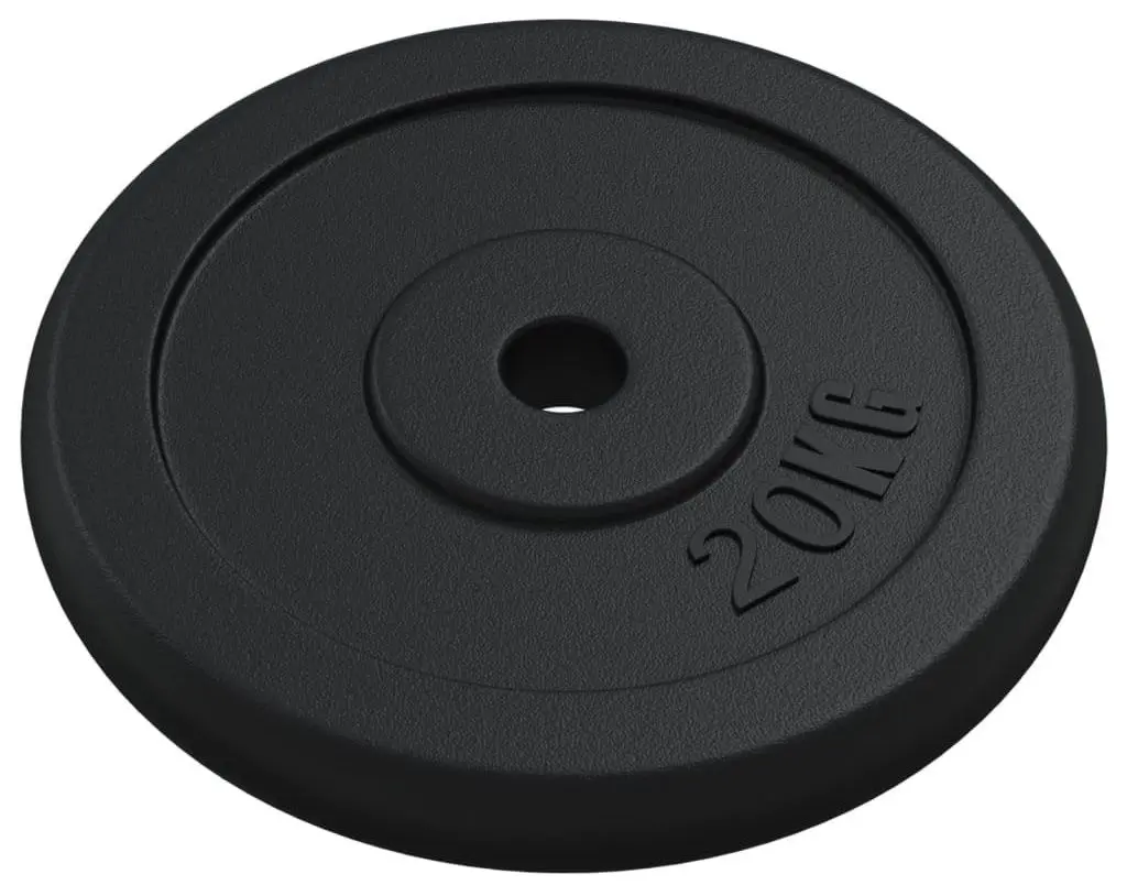 Диск олимпийский VidaXL 93643 20kg (Black) - 2