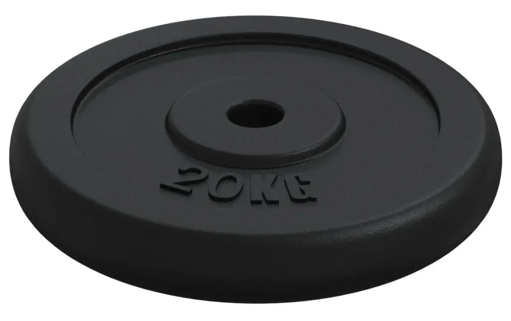 Диск олимпийский VidaXL 93643 20kg (Black) - 3