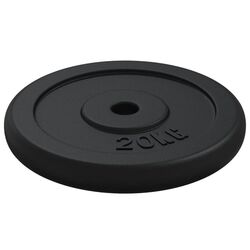 Диск олимпийский VidaXL 93643 20kg (Black) Thumb