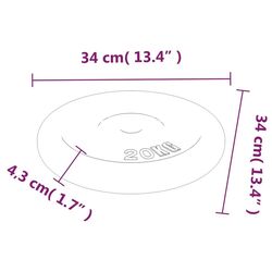 Диск олимпийский VidaXL 93643 20kg (Black) Thumb