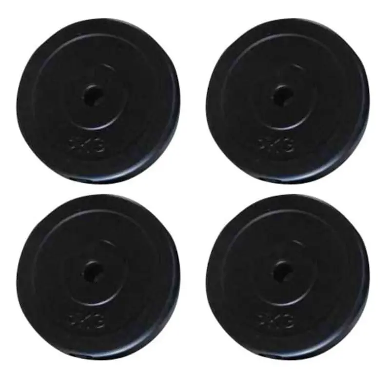 Discuri olimpice VidaXL 90317 4х5kg (Black)