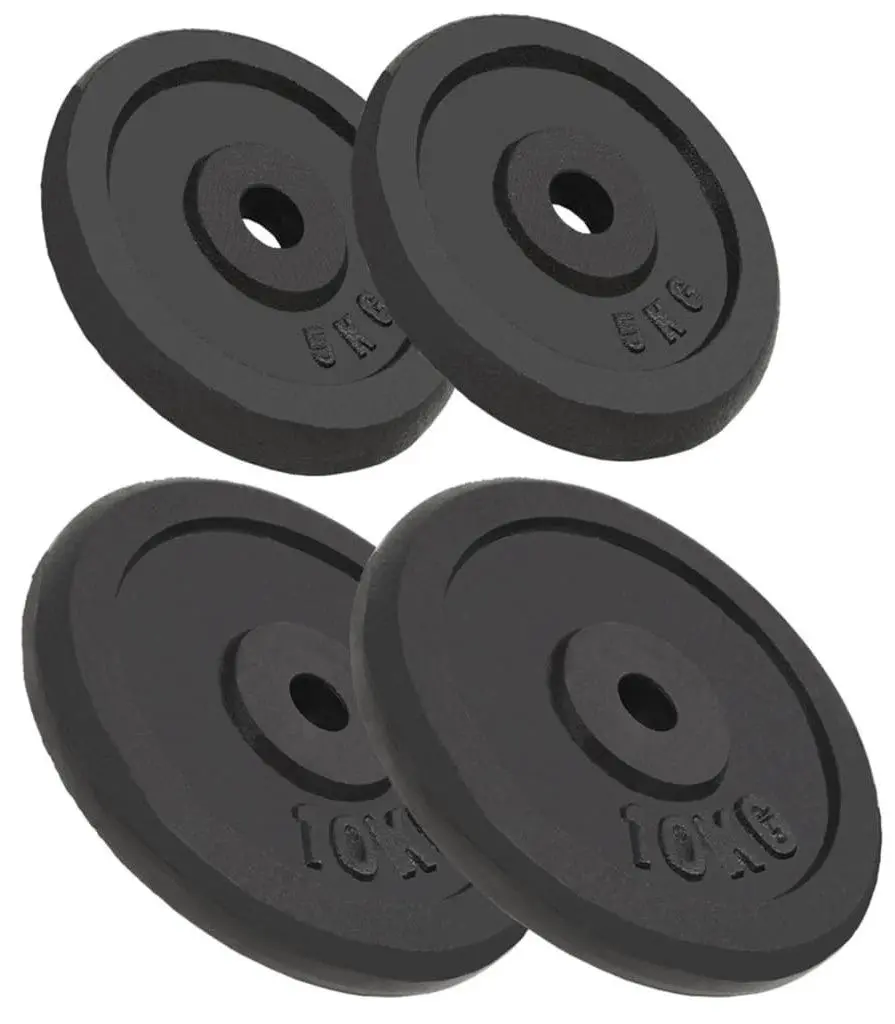 Discuri olimpice VidaXL 91395 (Black)