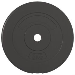 Discuri olimpice VidaXL 93599 (Black) Thumb