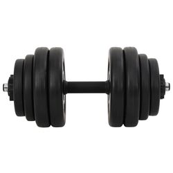 Gantera reglabila VidaXL 90268 15kg (Black) Thumb