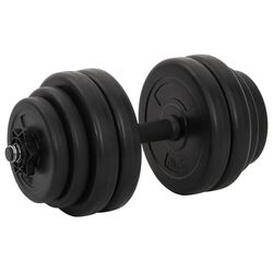 Gantera reglabila VidaXL 90268 15kg (Black)