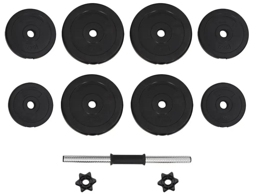 Gantera reglabila VidaXL 90268 15kg (Black)