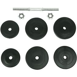 Gantera VidaXL 90236 15kg (Black) Thumb