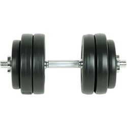 Gantera VidaXL 90236 15kg (Black)