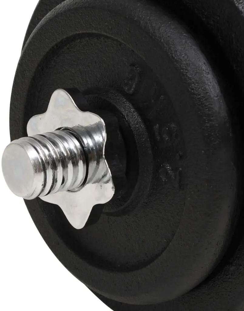 Gantera VidaXL 90236 15kg (Black)