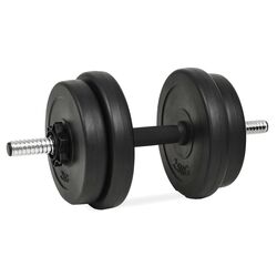 Gantere reglabele VidaXL 3145016 2х20kg (Black) Thumb
