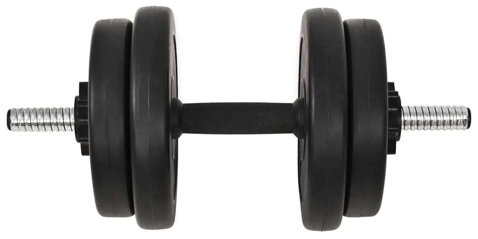 Gantere reglabele VidaXL 3145016 2х20kg (Black)