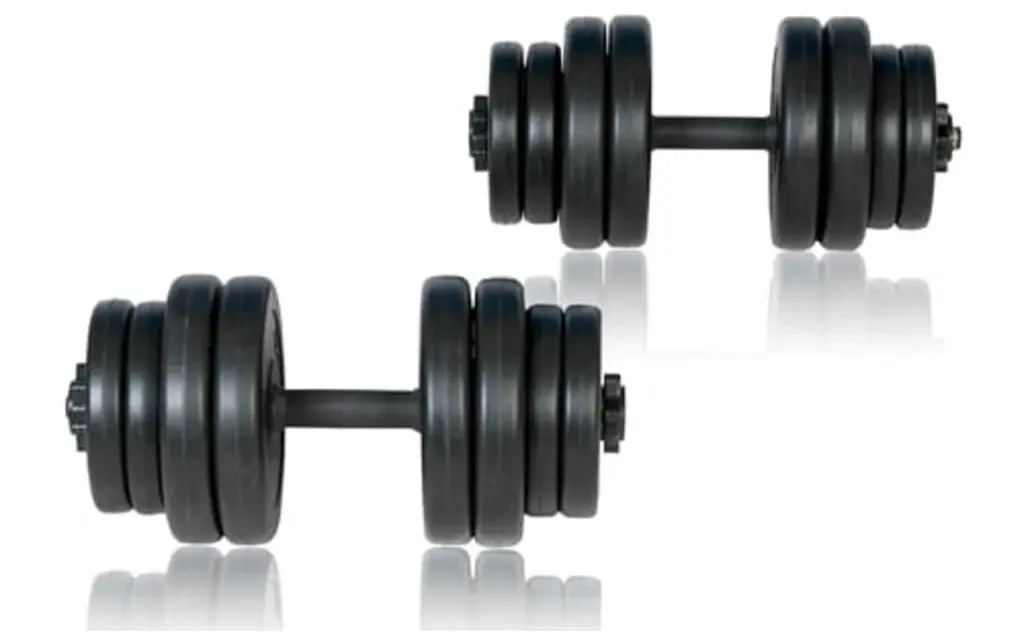 Gantere reglabele VidaXL 90267 2х15kg (Black)