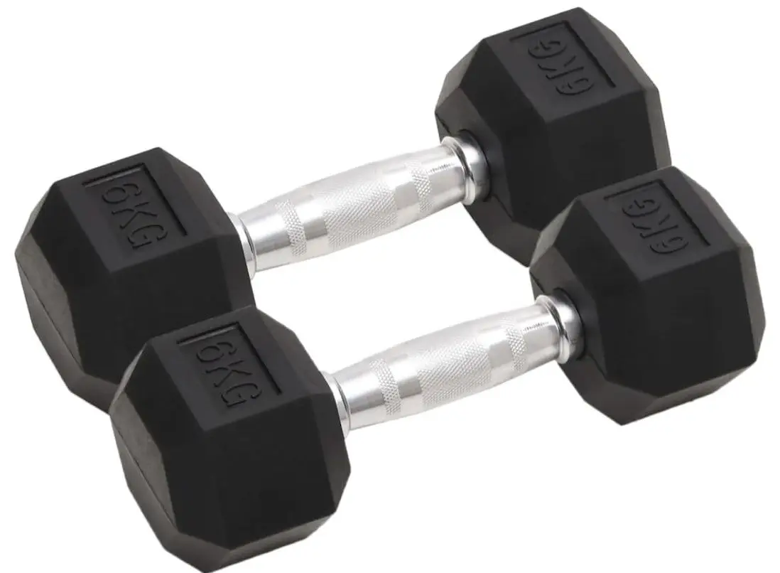 Gantere VidaXL 93602 2х6kg (Black)