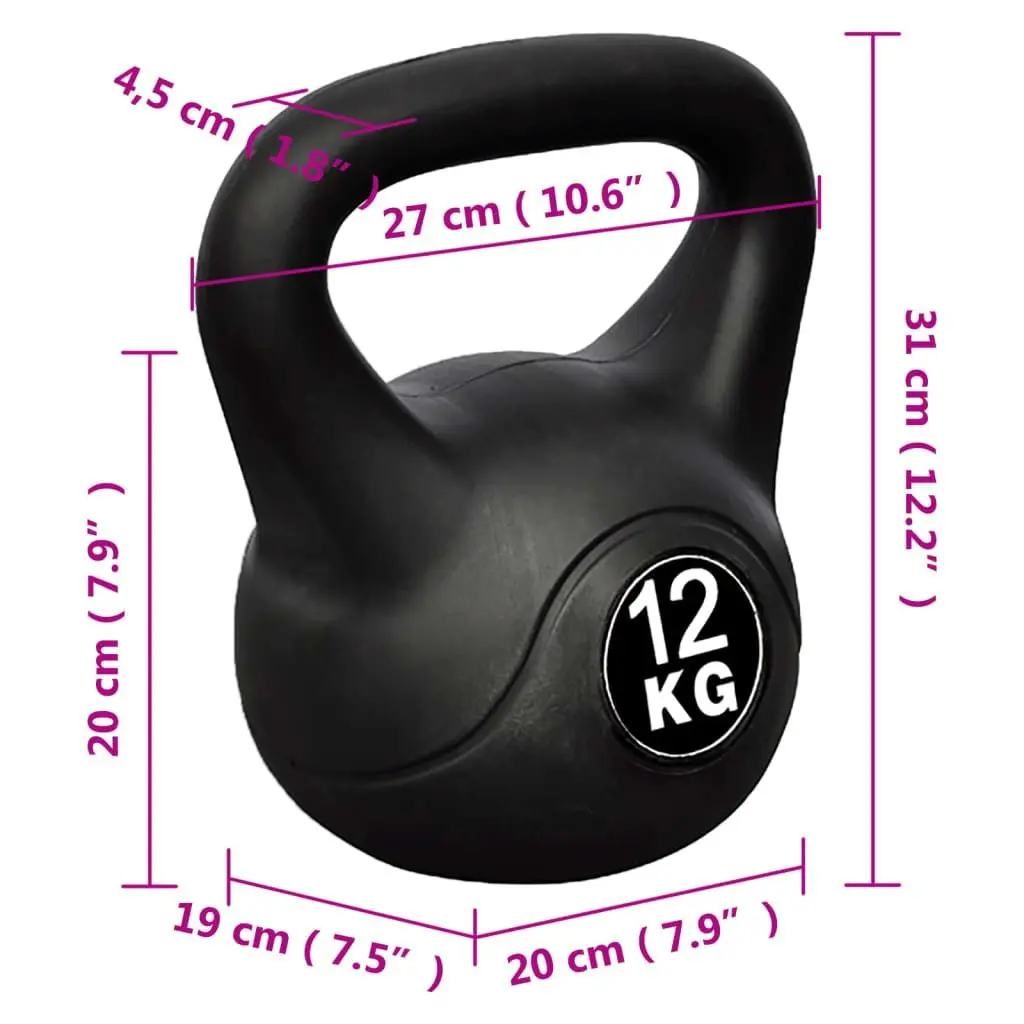 Greutate VidaXL 90392 12kg (Black)