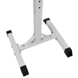 Set suport + haltere + gantere VidaXL 275349 (White/Black) Thumb