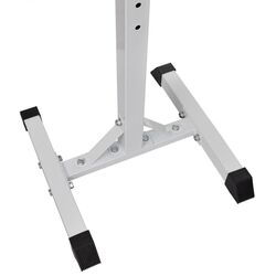 Комплект стойка + штанга + гантели VidaXL 275353 (White/Black) Thumb