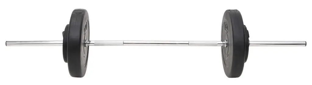 Set gantere + haltera VidaXL 3145024 (Black)