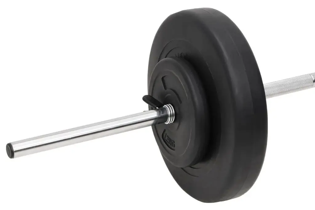 Set gantere + haltera VidaXL 3145024 (Black)