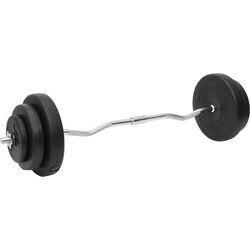 Set gantere + haltera VidaXL 3145025 60kg (Black) Thumb