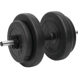 Set gantere + haltera VidaXL 3145026 60kg (Black) Thumb
