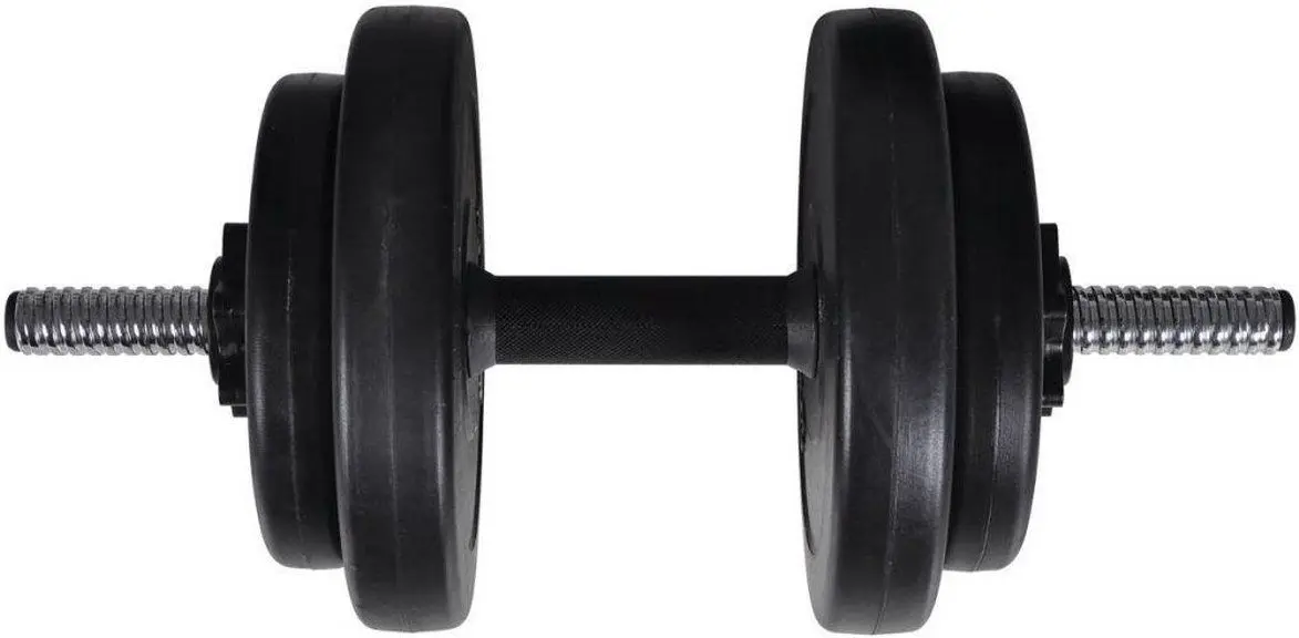 Набор гантели + штанга VidaXL 90375 60.5 kg (Black)