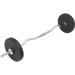 Set gantere + haltera VidaXL 91400 30 kg (Black) Thumb