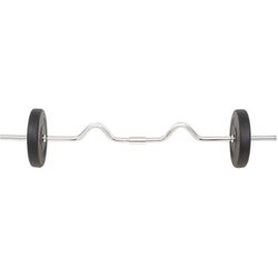 Set gantere + haltera VidaXL 91401 30 kg (Black) Thumb