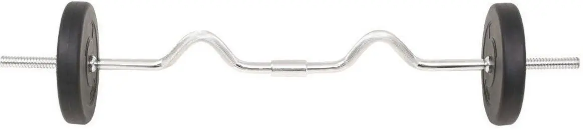 Set gantere + haltera VidaXL 91401 30 kg (Black)