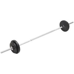 Set gantere + haltere VidaXL 93588 30kg (Black) Thumb