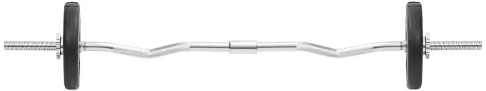 Set gantere + haltere VidaXL 93588 30kg (Black)