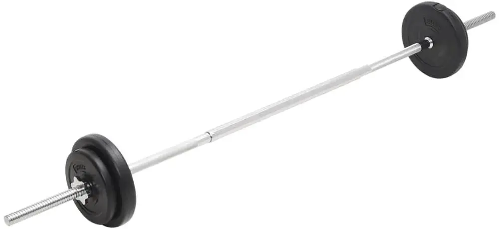 Set gantere + haltere VidaXL 93589 30kg (Black)