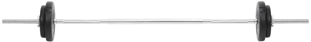 Set gantere + haltere VidaXL 93589 30kg (Black)