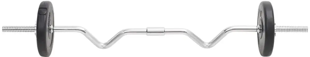 Set gantere + haltere VidaXL 93589 30kg (Black)